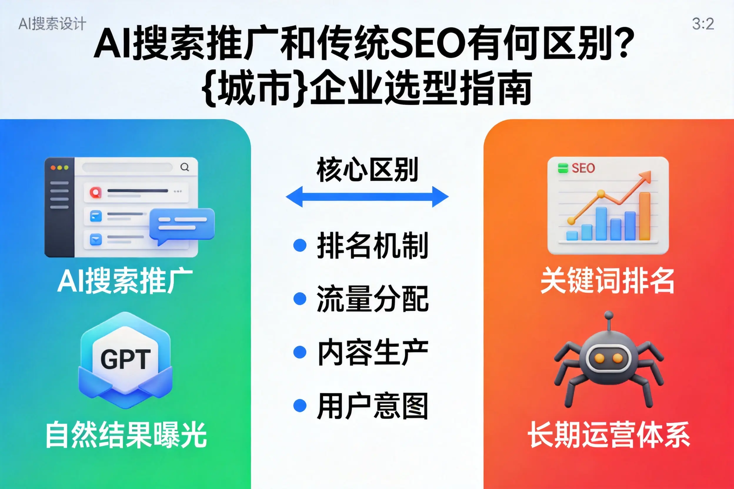 AI搜索推广和传统SEO有何区别？大理企业选型指南