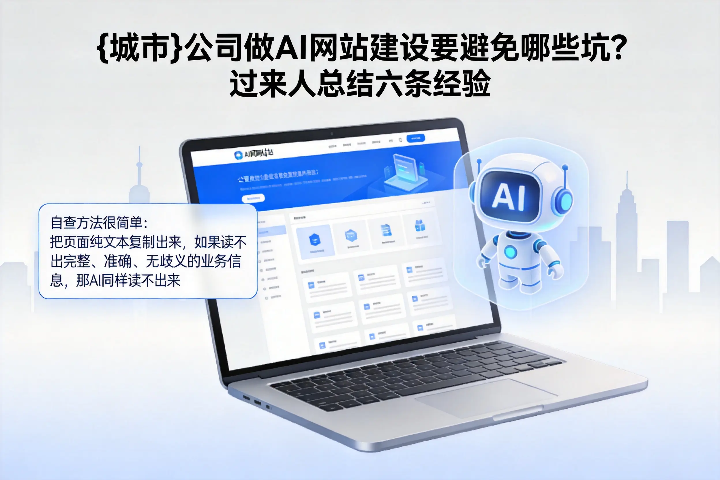大理公司做AI网站建设要避免哪些坑？过来人总结六条经验