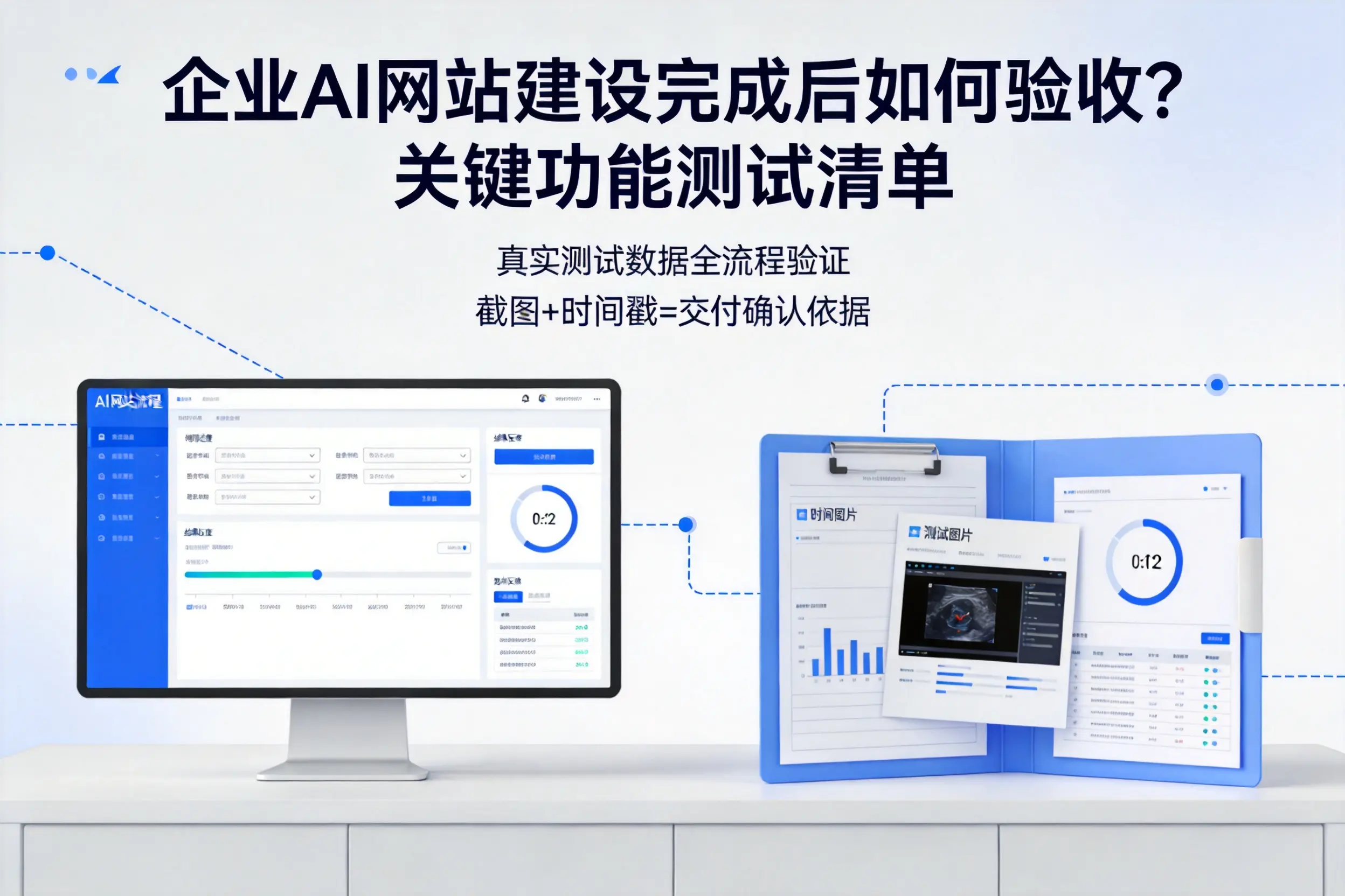大理企业AI网站建设完成后如何验收？关键功能测试清单